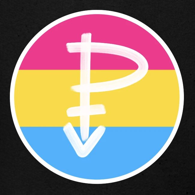 Emblem Pansexuell weiss