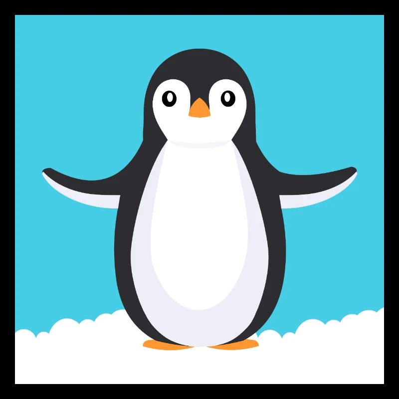 Pingouin de dessin animé