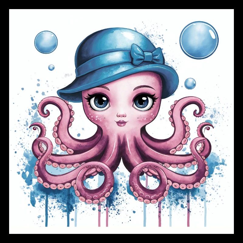 small cute octopus