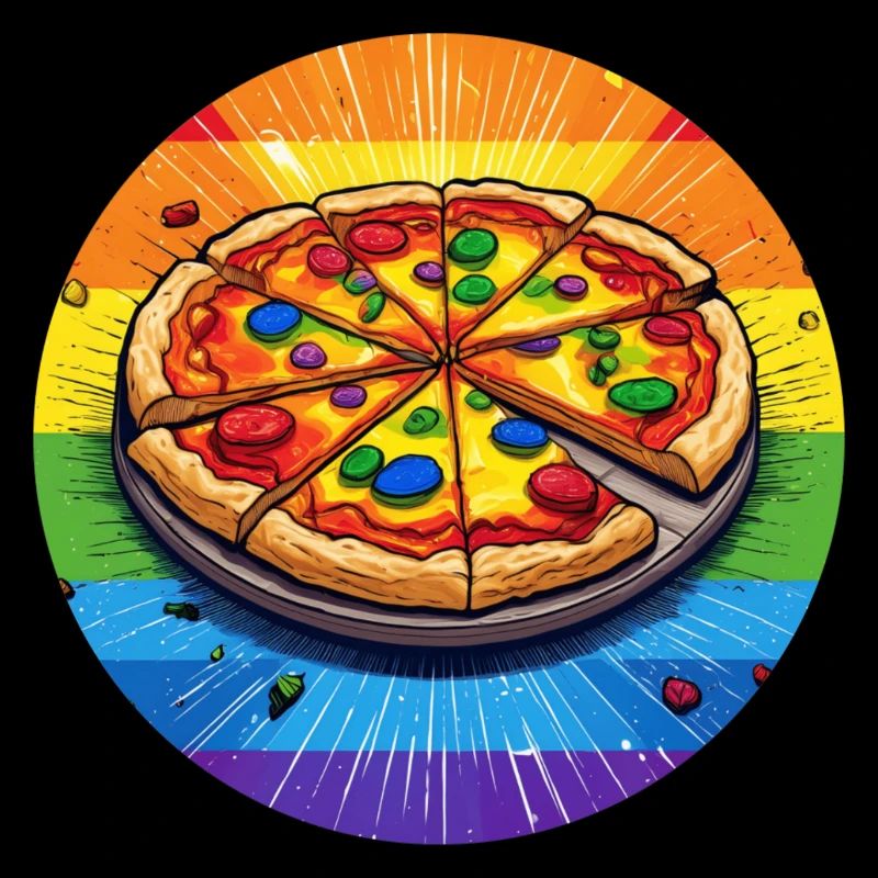 LGBTQ Pizza