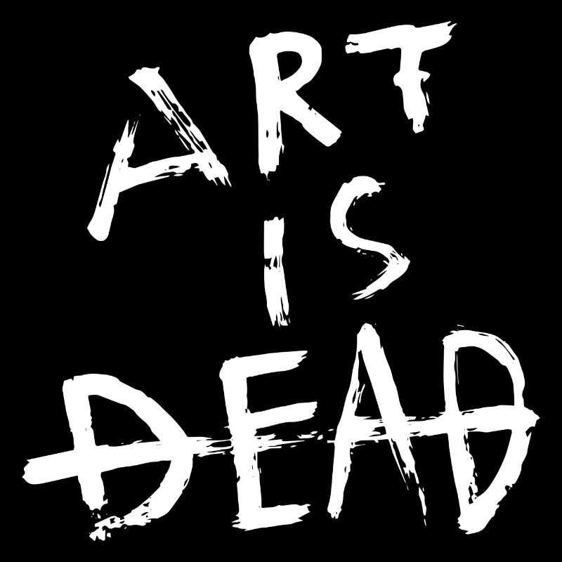 L’art est mort - Blanc