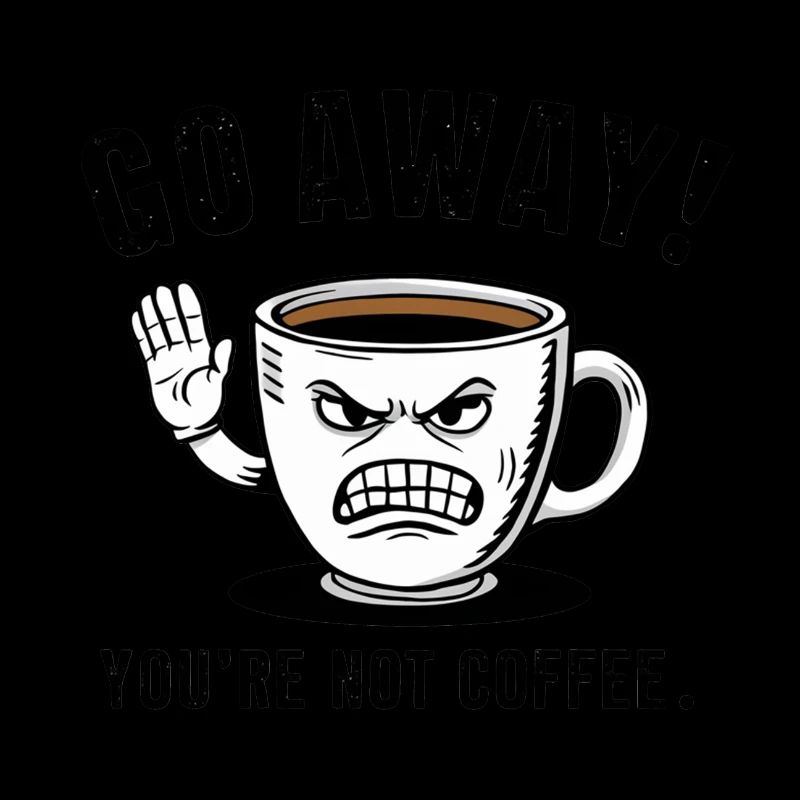 Partez! Vous n’êtes pas du café.