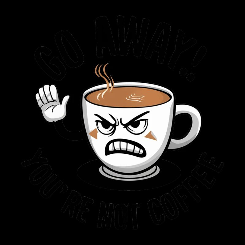 Partez! Vous n’êtes pas du café.