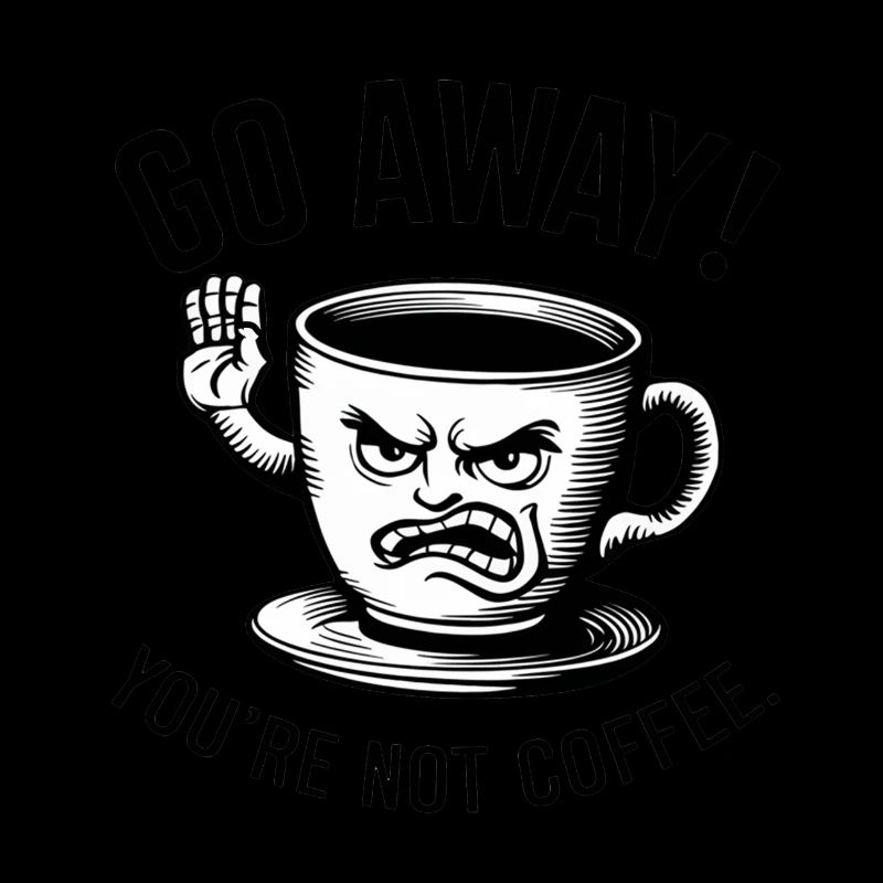 Partez! Vous n’êtes pas du café.