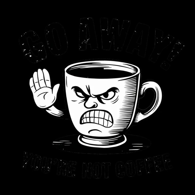Partez! Vous n’êtes pas du café.