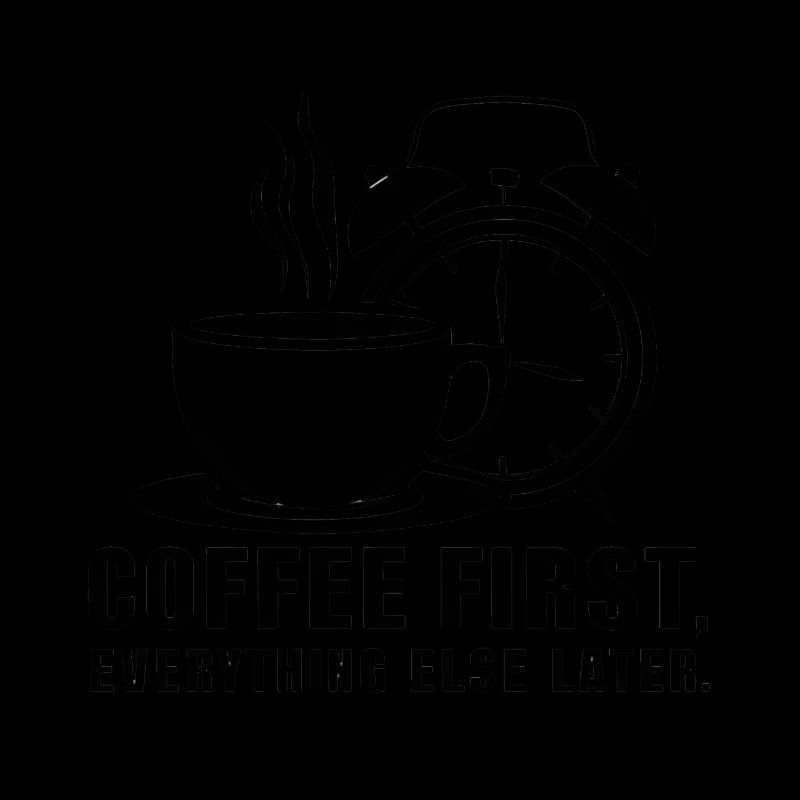 First the coffee, then everything else