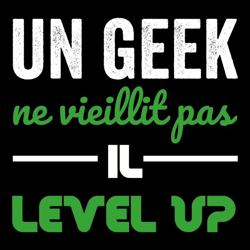 A geek doesn't get old, he level up