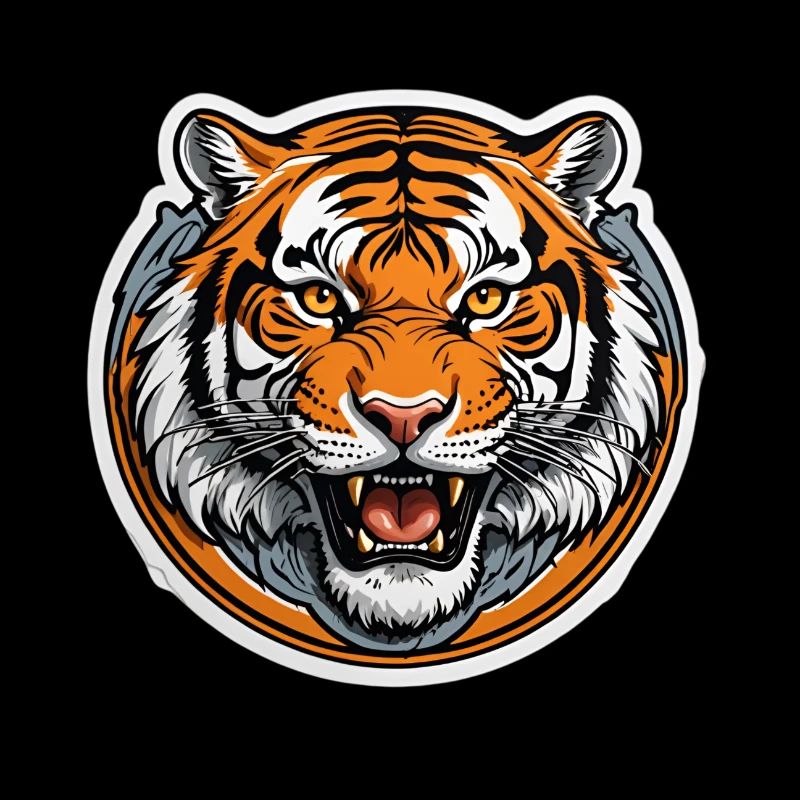 Dynamischer Tiger