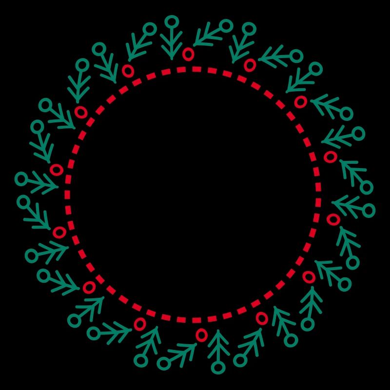 Neujahrs- und Weihnachtskranz