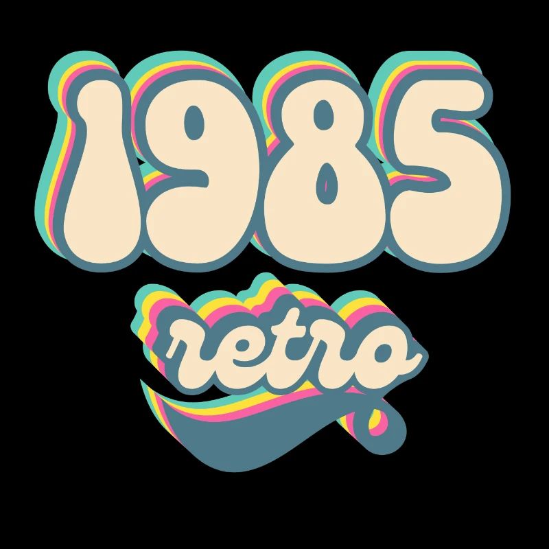 1985 retro idée cadeau