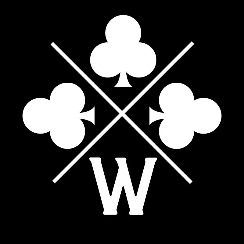 Lucky clover w letter