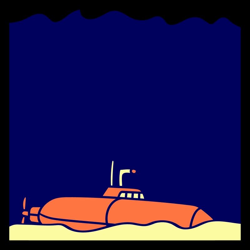Sous-marin coulé échoué