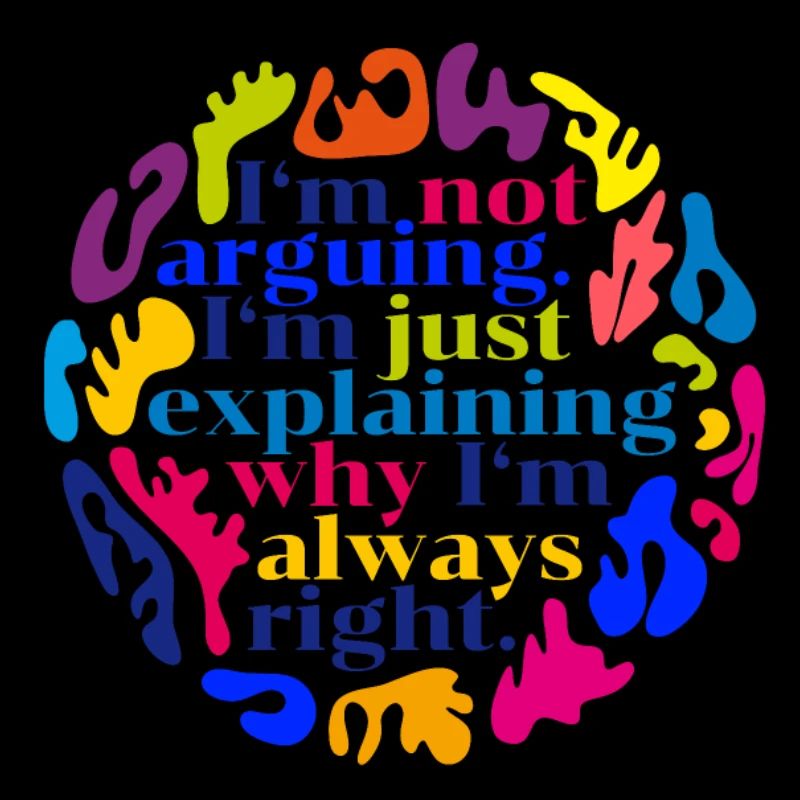 I'm not arguing