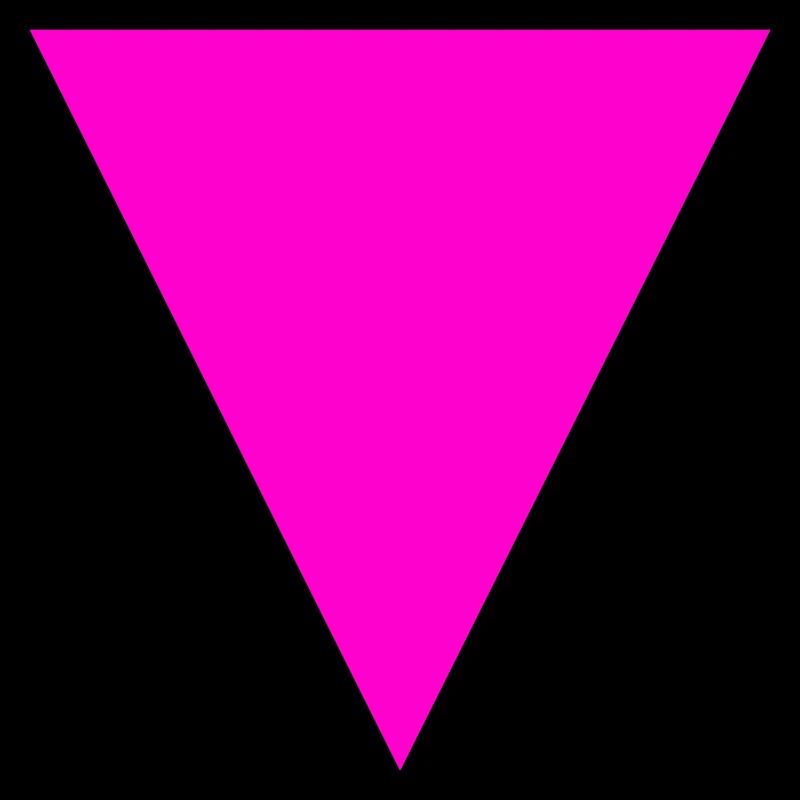 Triangle rose / Rosa Winkel