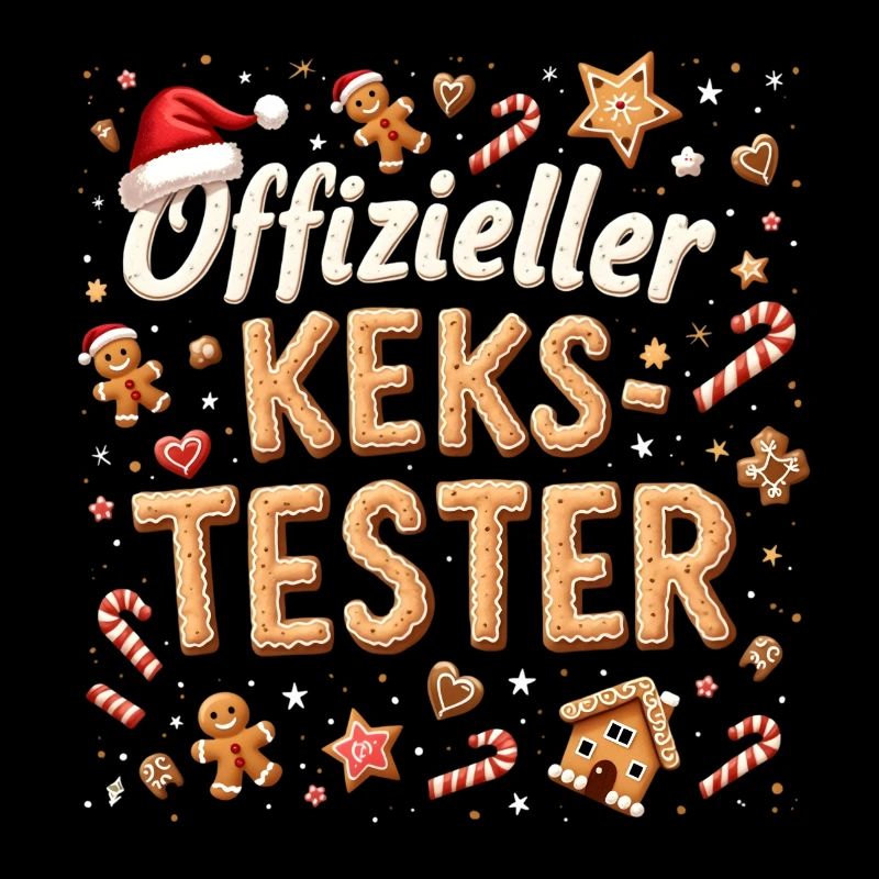 Official Cookie Tester Christmas Gingerbread