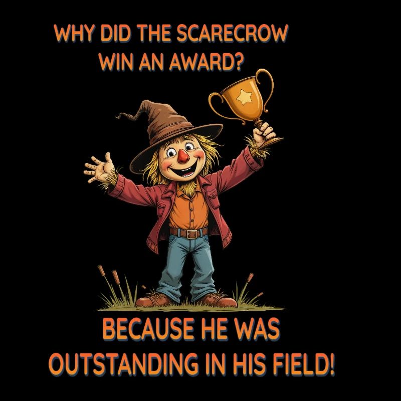 Gewinnende Vogelscheuche