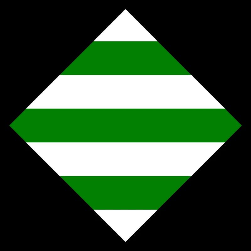 Vert et blanc