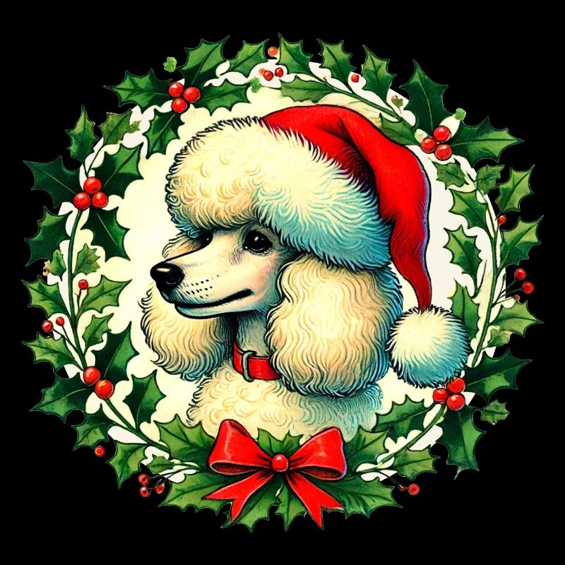 Caniche de Noël