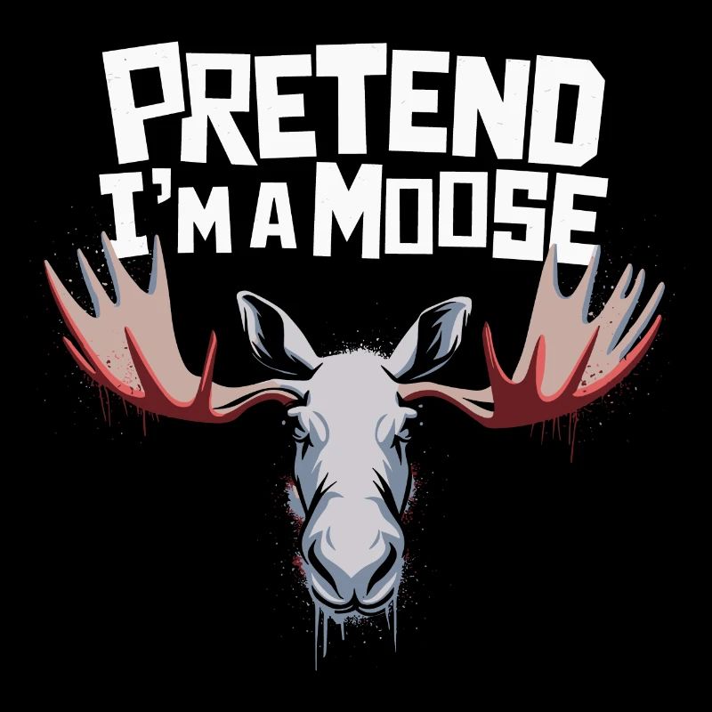 Witziger Elch-Spruch