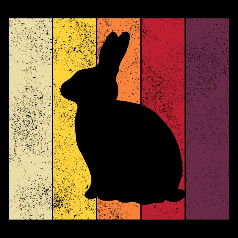 Lapin lapin rétro lapin de Pâques cadeau
