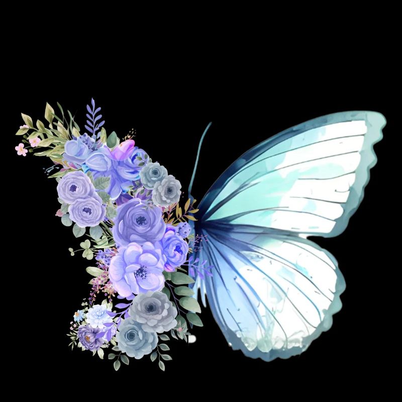papillon dessiné avec imagination, Intrépide