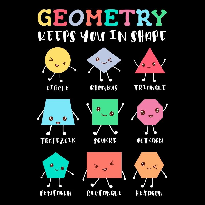 Geometry Keeps You in Shape – School Math Humor