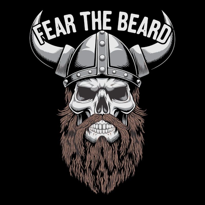 Fear the beard Wikinger Geschenkidee