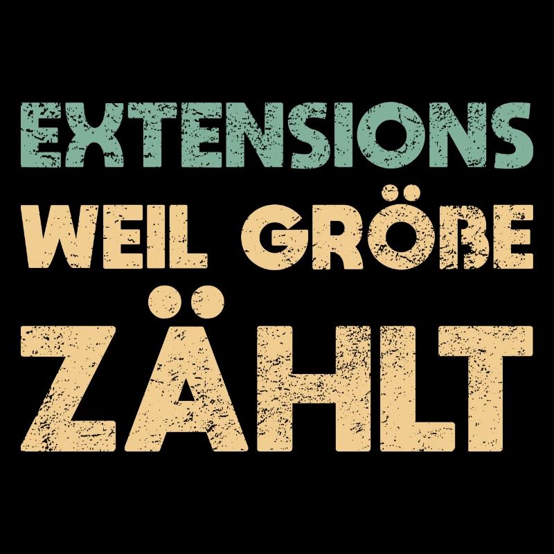 Extensions: Weil Größe Zählt