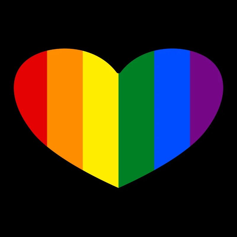 Pride Flag heart
