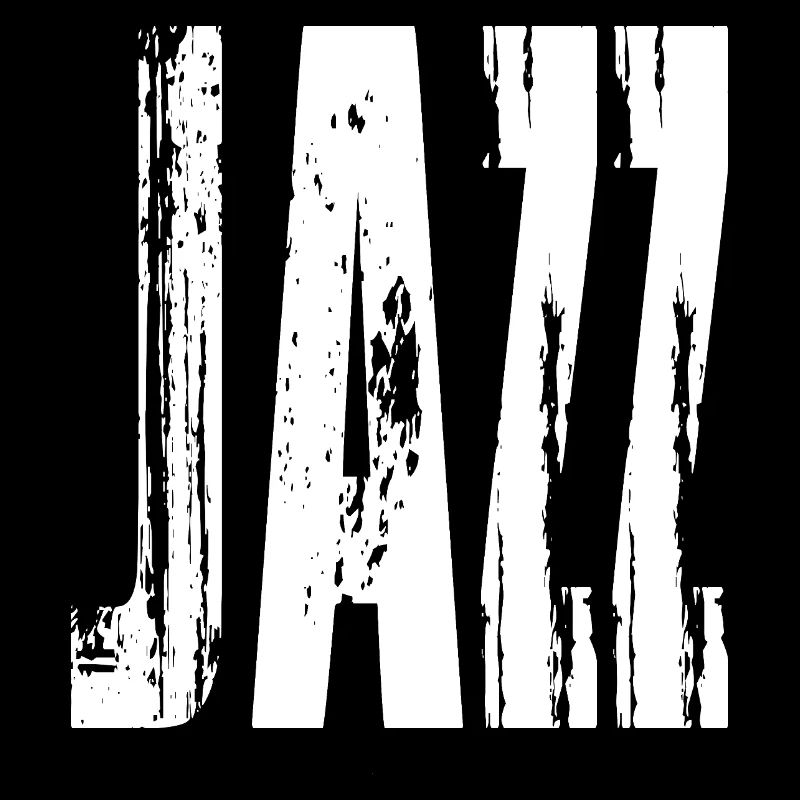 Distressed Bold Jazz Music Logo Typografie