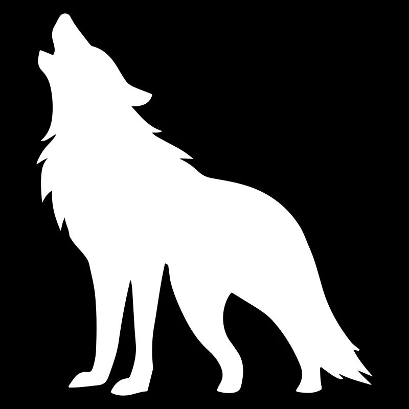 Silhouette de loup