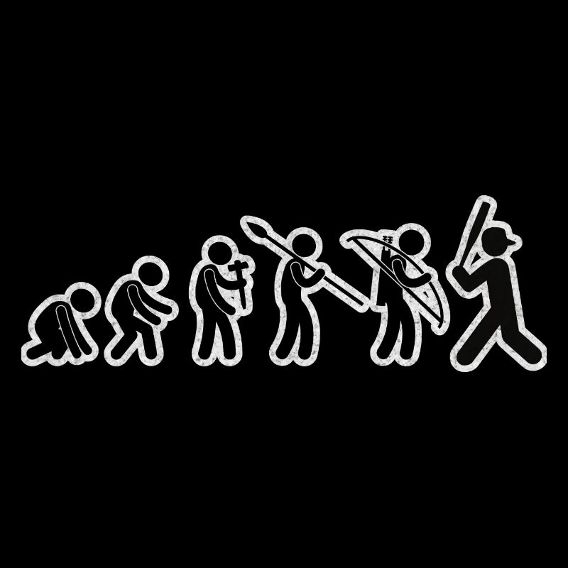 Evolution Baseball Black Grunge