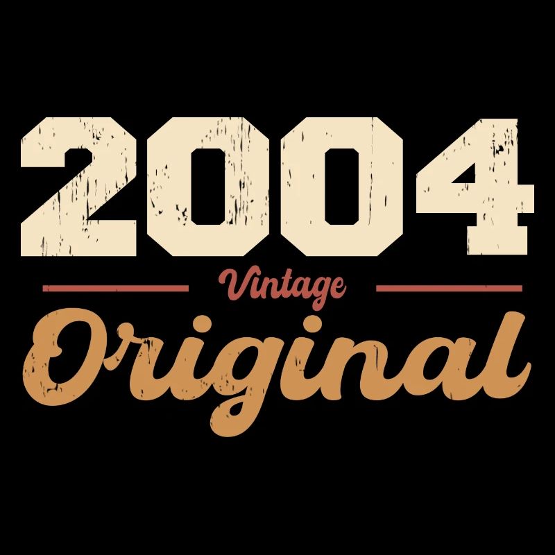 2004 Vintage Anniversaire Rétro Cadeau 2004