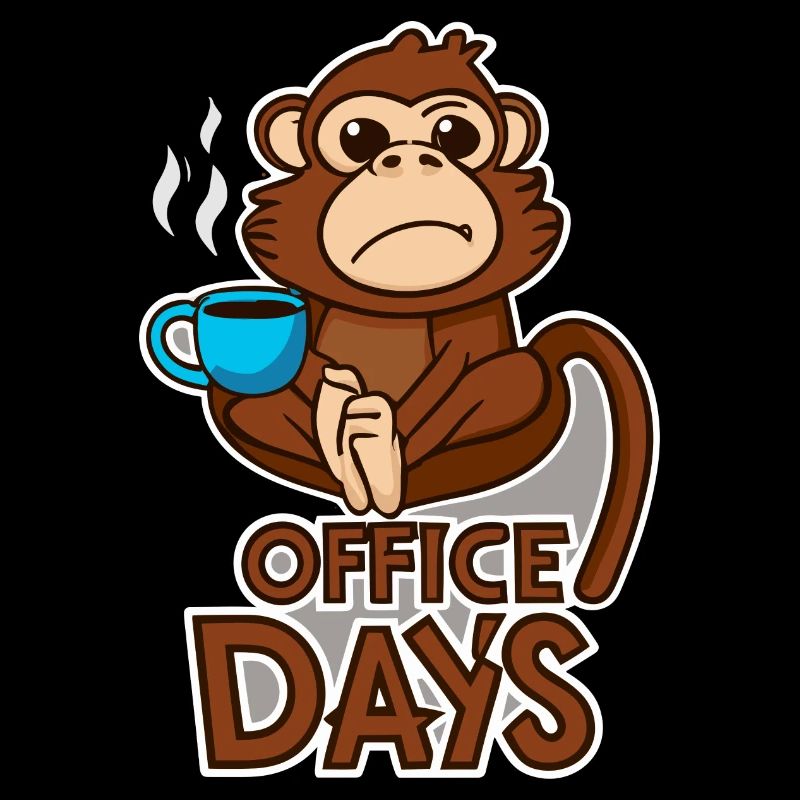 Grumpy Monkey Office-Days Geschenk