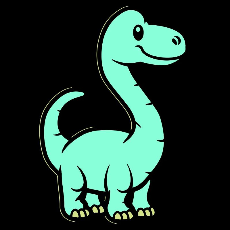 dinosaurier brontosaurus comic