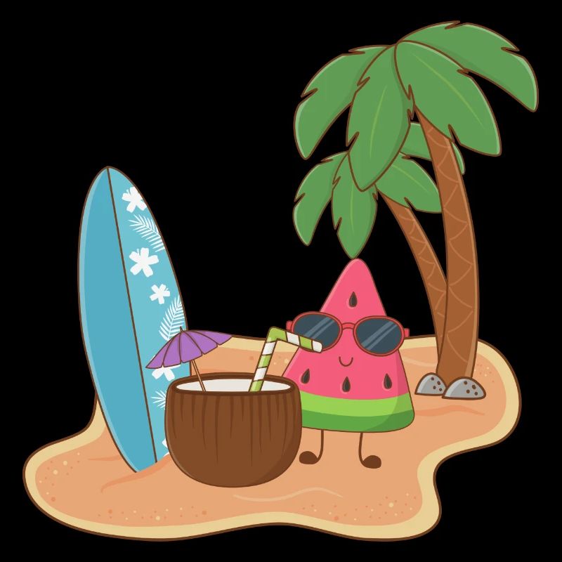 Mel Melon on the island Summer Melon