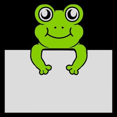 Testo presente Comic Frog