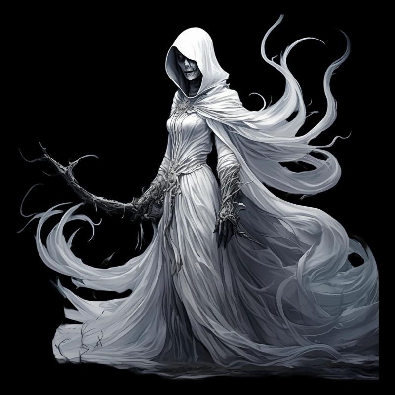 Gruseliges Halloween-partykostüm Banshee