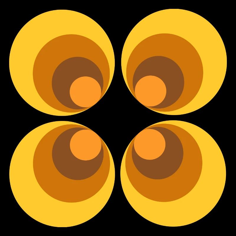 70s Flower Pattern Retro
