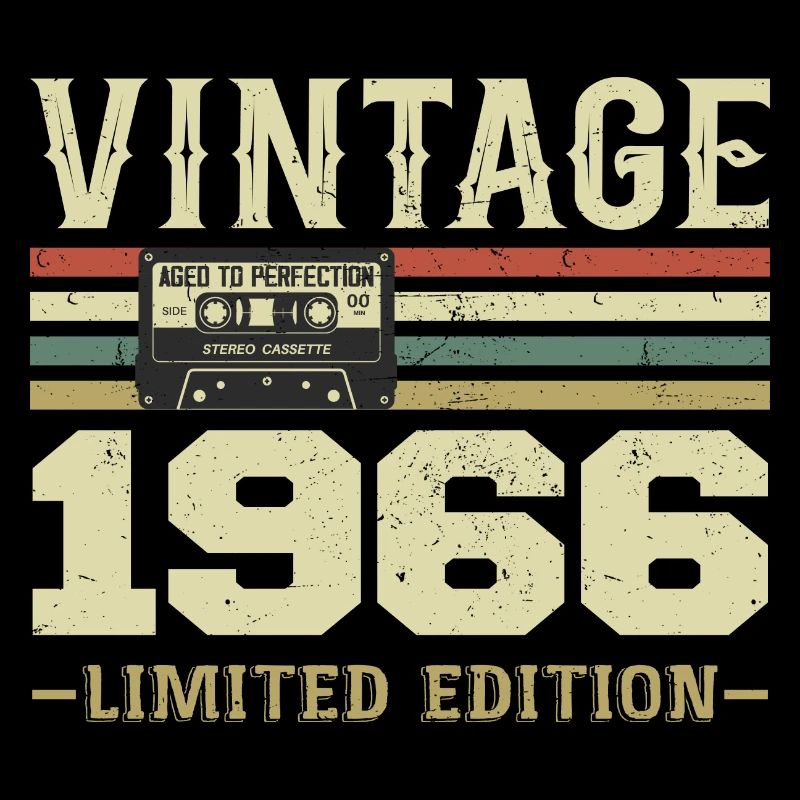 Vintage 1966 Rétro Cadeau D’anniversaire 1966