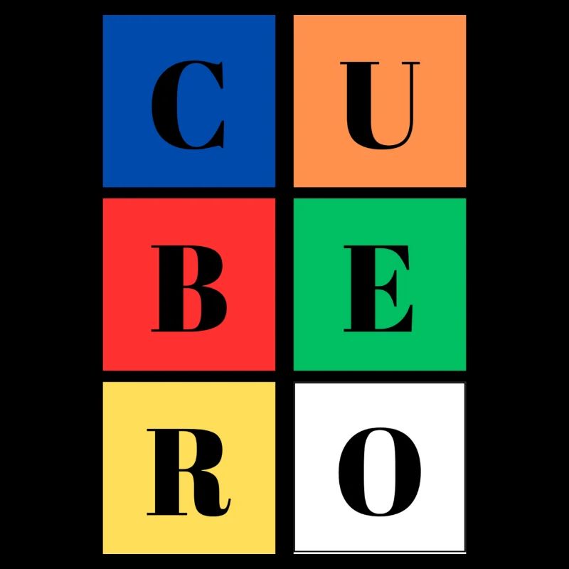 Quadratischer Eimer Farben SpeedCuber