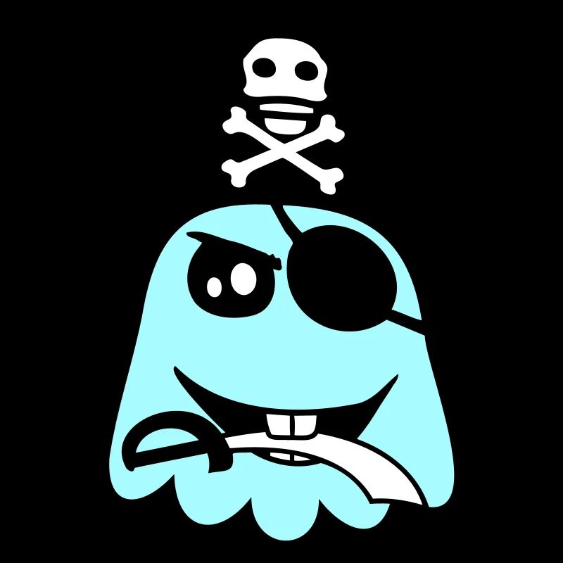 Pirate Ghost Funny Evil Ghost Halloween Fun