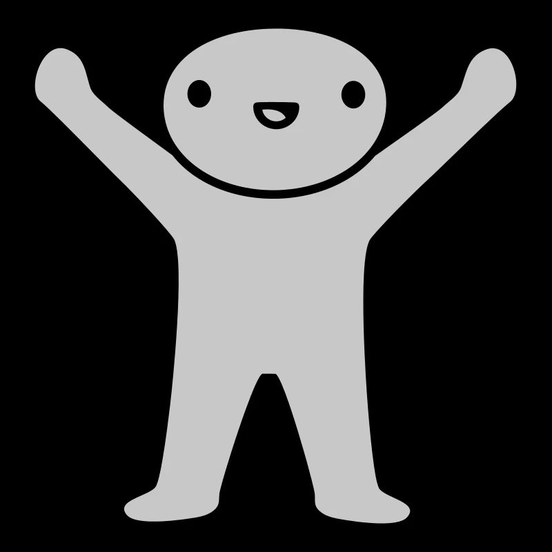 Happy little man design