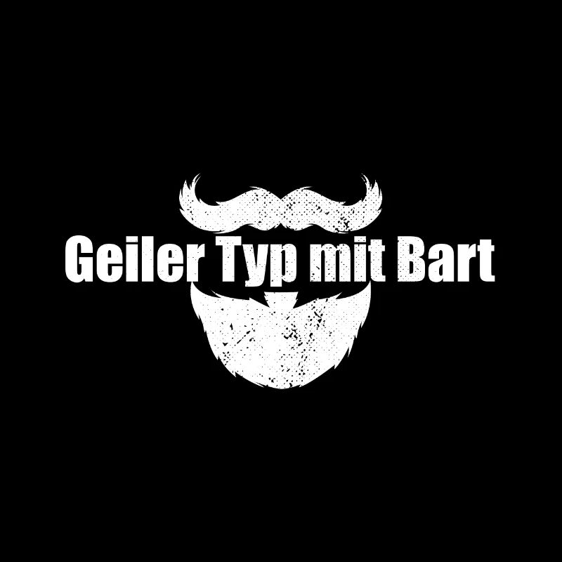 Geiler Typ Mit Bart Bartträger Barbier Vollbart