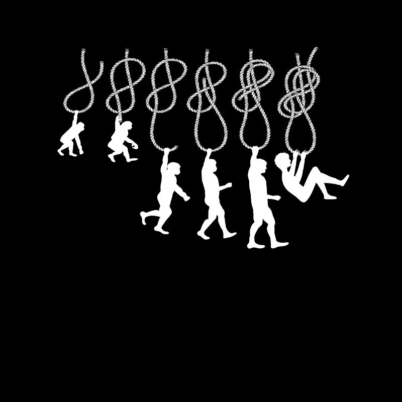 Evolution Klettern Kletterknoten Achter Knoten