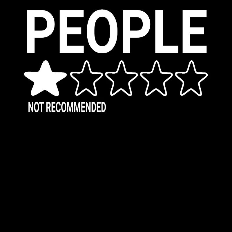 Les gens, une étoile, ne recommandent pas
