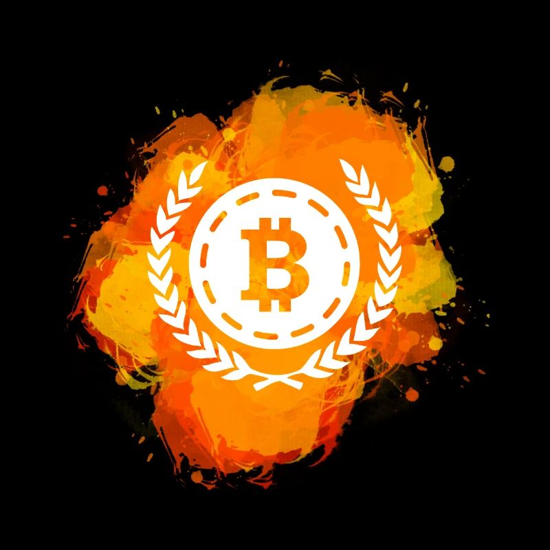Bitcoin Crypto Cryptocurrency Splash