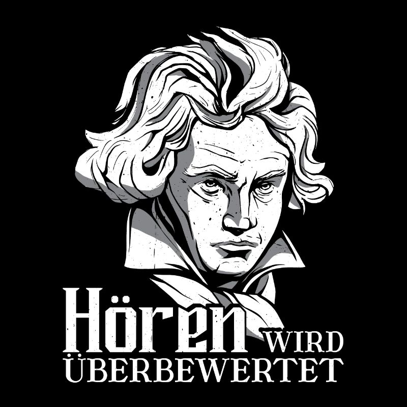 Komponist Beethoven taub Hören wird überbewertet