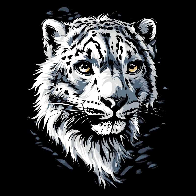 Snow Leopard Panther Big Cat Big Cat Leopard