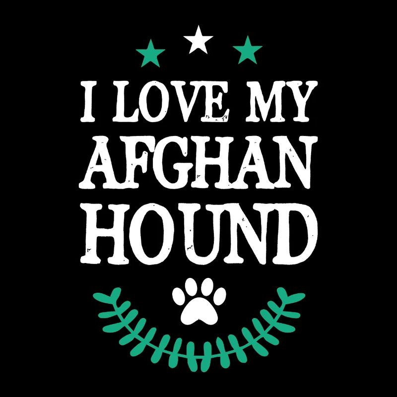 J’aime mon lévrier afghan